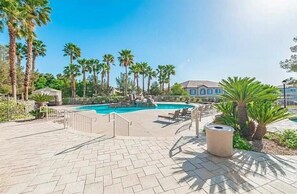 Pool - RARE GATED Summerlin Luxury Tuscan 2 Bed / 2 Bath Condo (Las Vegas)