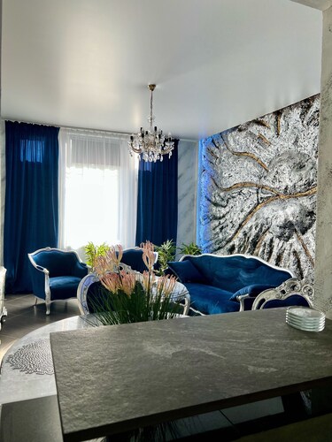 Design FeWo mit Salzgrotte