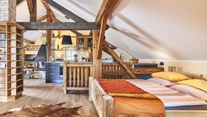1 bedroom, bed sheets - Ferienwohnung mit Balkon und Bergblick (Bad Feilnbach)