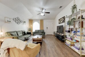 Een smart-tv en een printer