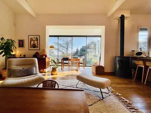 Villa D'architecte Avec Piscine au Coeur D'un Parc