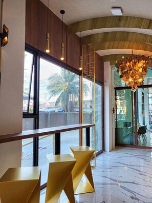 Sala de estar en el lobby