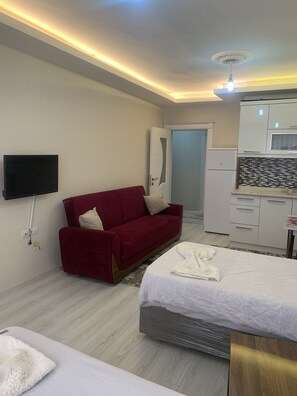 Basic Apartment | Premium bedding, desk, laptop workspace, iron/ironing board - Espinaz Apart Otel  (Van)