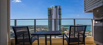 Sea and City View Single Bedroom Apartment