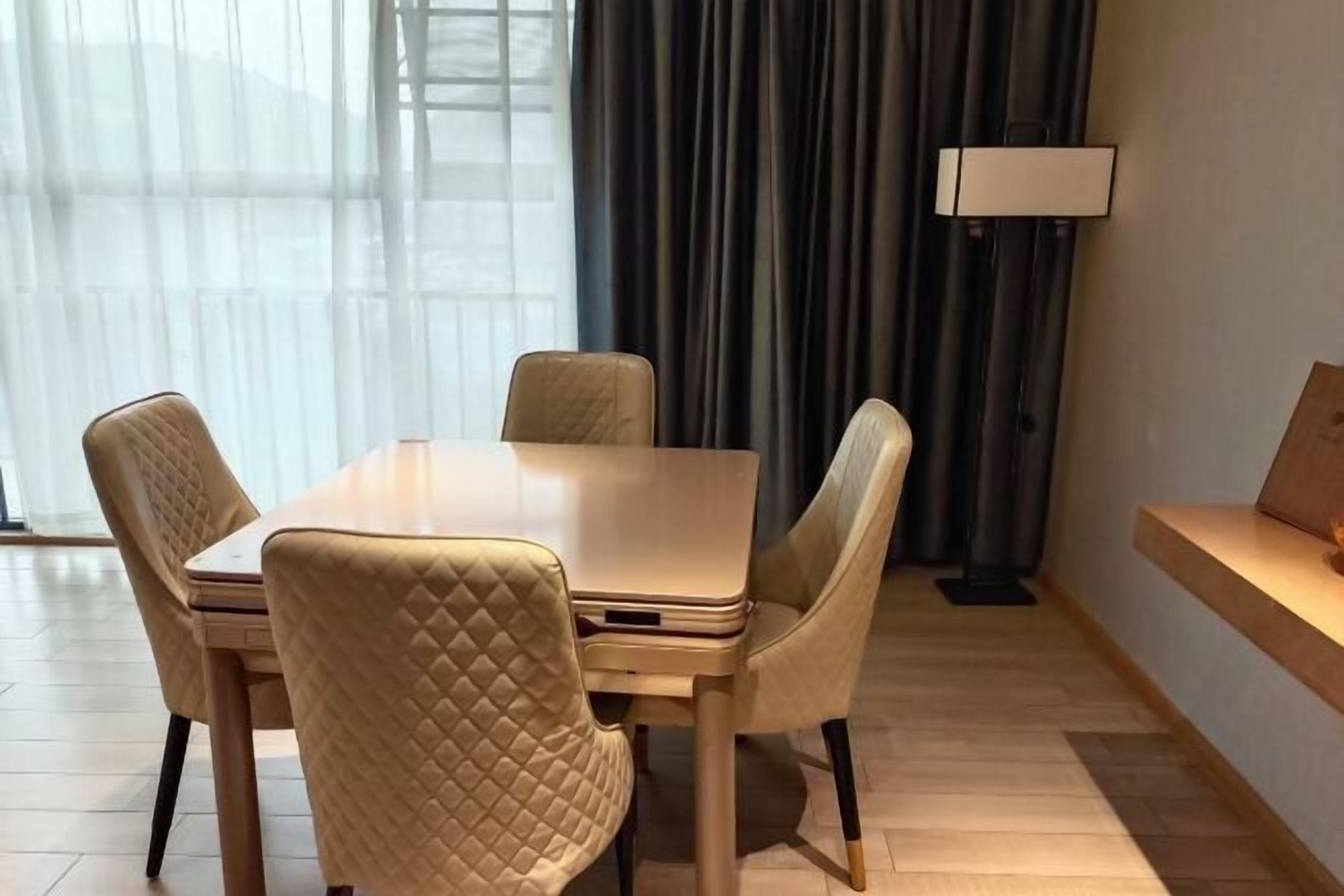 Down comforters, minibar, desk, blackout drapes