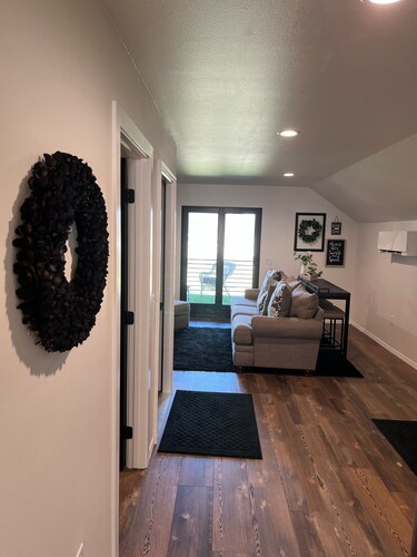 This charming living quarters has amazing views!! 