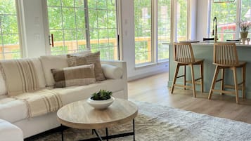 TV connectée, cheminée