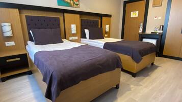 Ropa de cama hipoalergénica y minibar