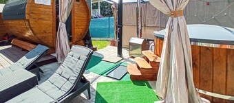 Gorgeous home in Morag with sauna