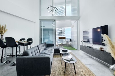 Mamad Modern Duplex with Sea View