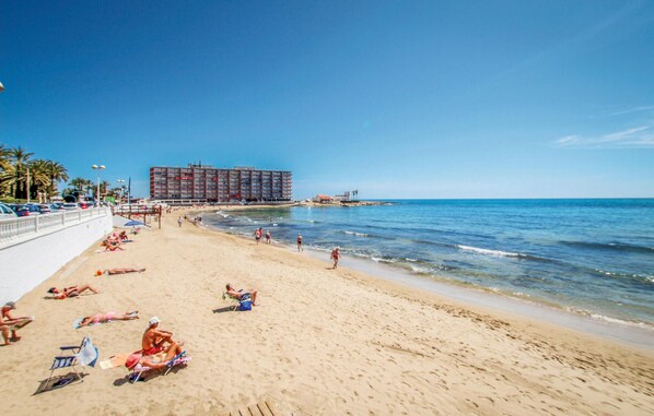 Vlak bij het strand