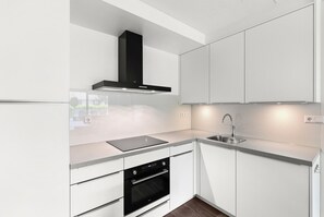 Kühlschrank, Herdplatte, Geschirrspüler