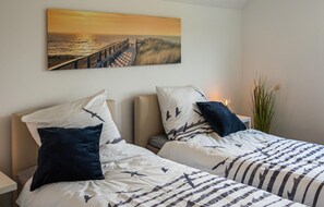 2 Schlafzimmer, Reisekinderbett, kostenloses WLAN