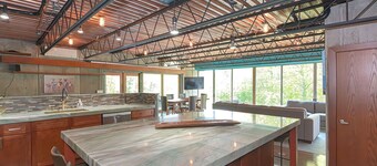 Secluded 20 acre 10BR ultra contemporary retreat