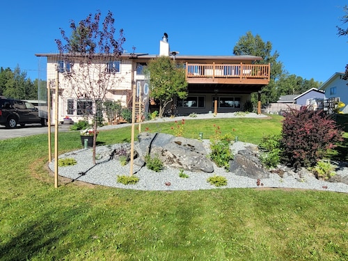 Private suite in an Owner occupied home with views of the Chugach Mountains.