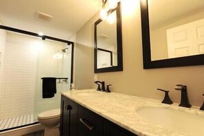 Hair dryer, towels