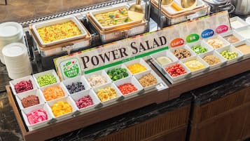 Daily buffet breakfast for a fee