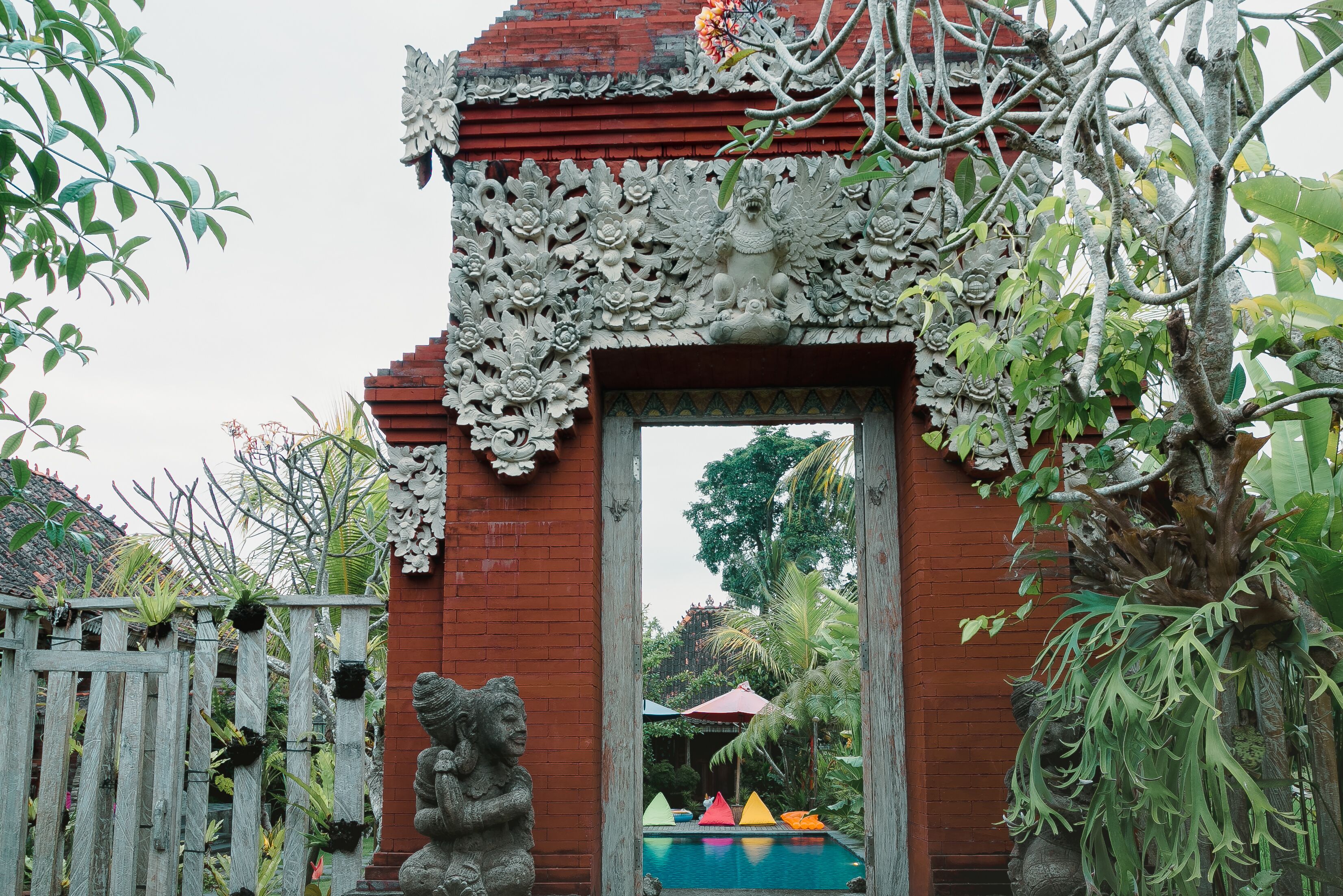 Majoituspaikan julkisivu