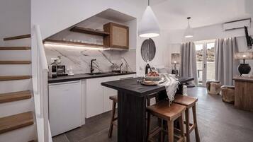 Maisonette with Sea View | Literie de qualité supérieure, bureau