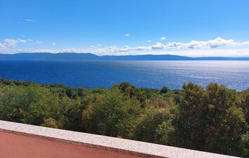 Blick von der Unterkunft