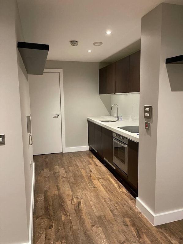 Apartment, 1 King-Bett und Schlafsofa | Eigene Küche | Kühlschrank, Mikrowelle, Ofen, Herdplatte