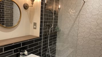Free toiletries, hair dryer, towels