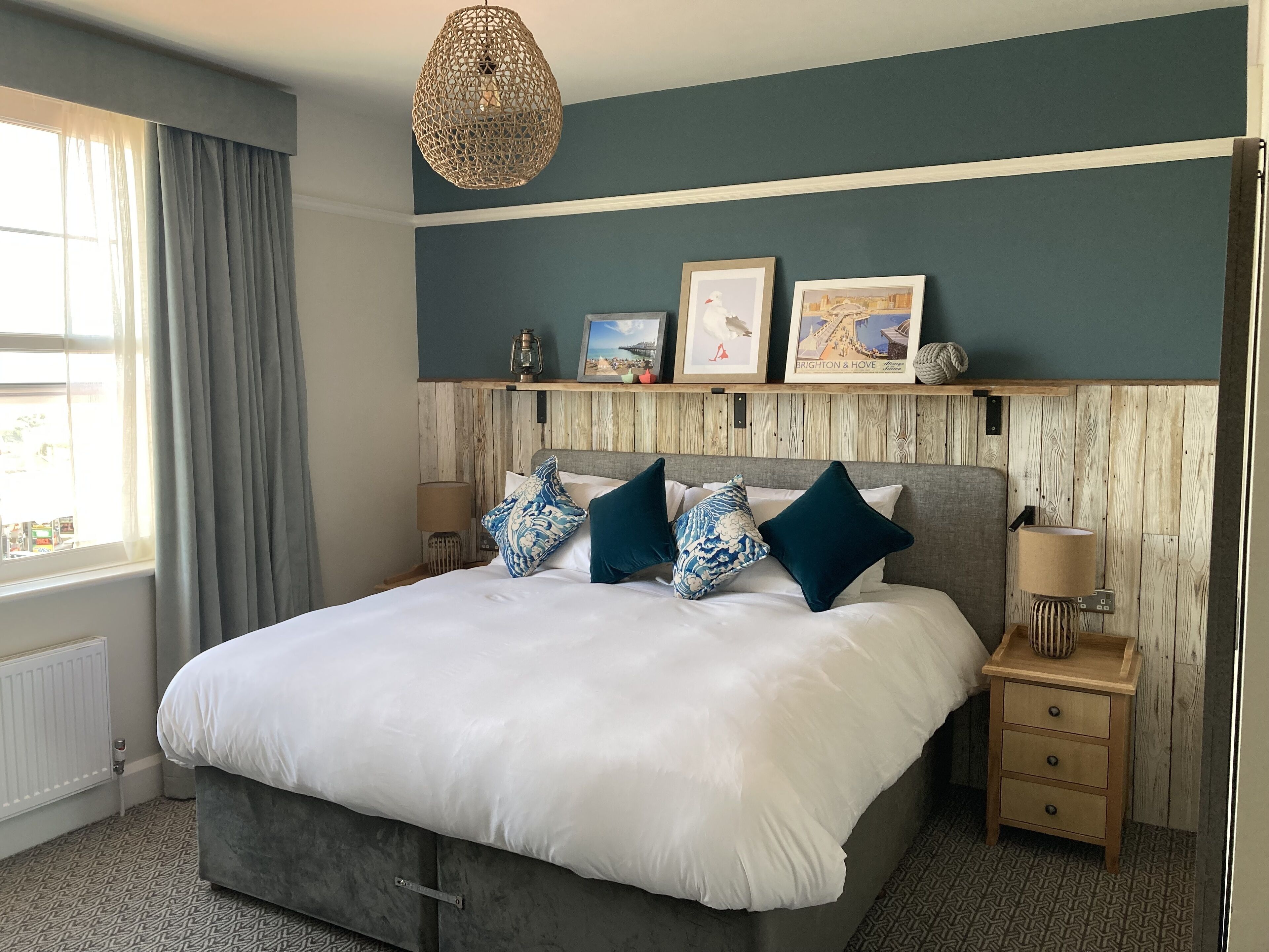 Standard Double or Twin Room | Desk, laptop workspace, blackout drapes, iron/ironing board