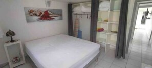 1 soverom og sengetøy