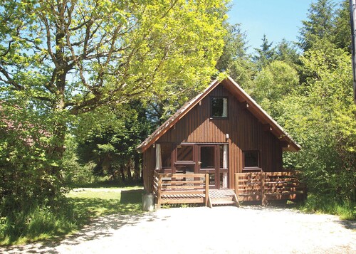 Spacious two storey A-frame lodge.