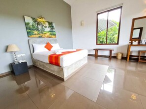 Phòng Deluxe, ban công (Paddy Field View) | Bộ đồ giường kháng dị ứng, truy cập Internet không dây miễn phí 