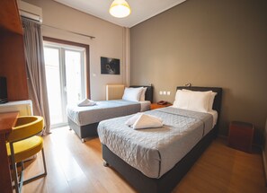 1 غرفة نوم وأغطية فراش متميزة وأسرّة بإسفنج يتكيف مع شكل الجسم