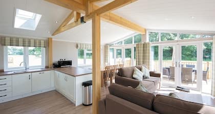 Luxury contemporary lodge.
