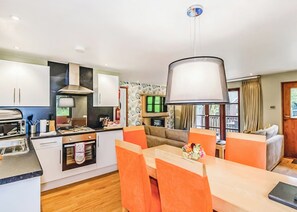 Fridge, oven, stovetop, toaster