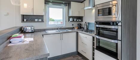 Refrigerador, horno, placa de cocina, lavavajillas