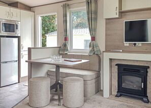 Oven - Brand new for 2019. Contemporary caravan with one double and one twin. (Saundersfoot)