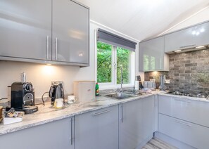 Fridge, oven, stovetop, toaster