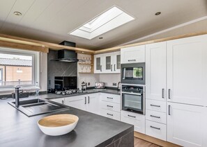 Fridge, oven, stovetop, toaster