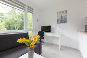 Living room - Batorego 18, Studio, Warsaw Mokotów (Warsaw)