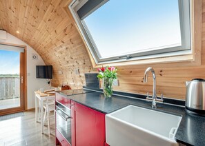 Fridge, oven, stovetop, toaster