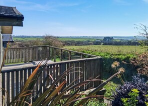 Property grounds - New in 2017. Spacious and luxurious lodge. (Carnmenellis, Nr Falmouth)