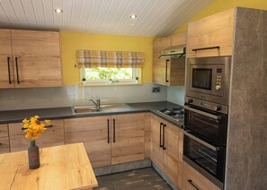Fridge, oven, stovetop, toaster