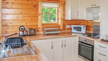 Fridge, oven, stovetop, toaster