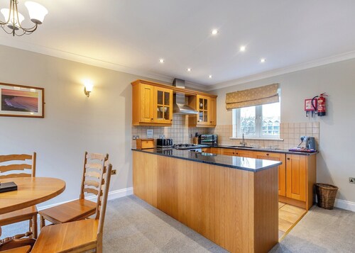 Spacious and stylish villa with beach views.