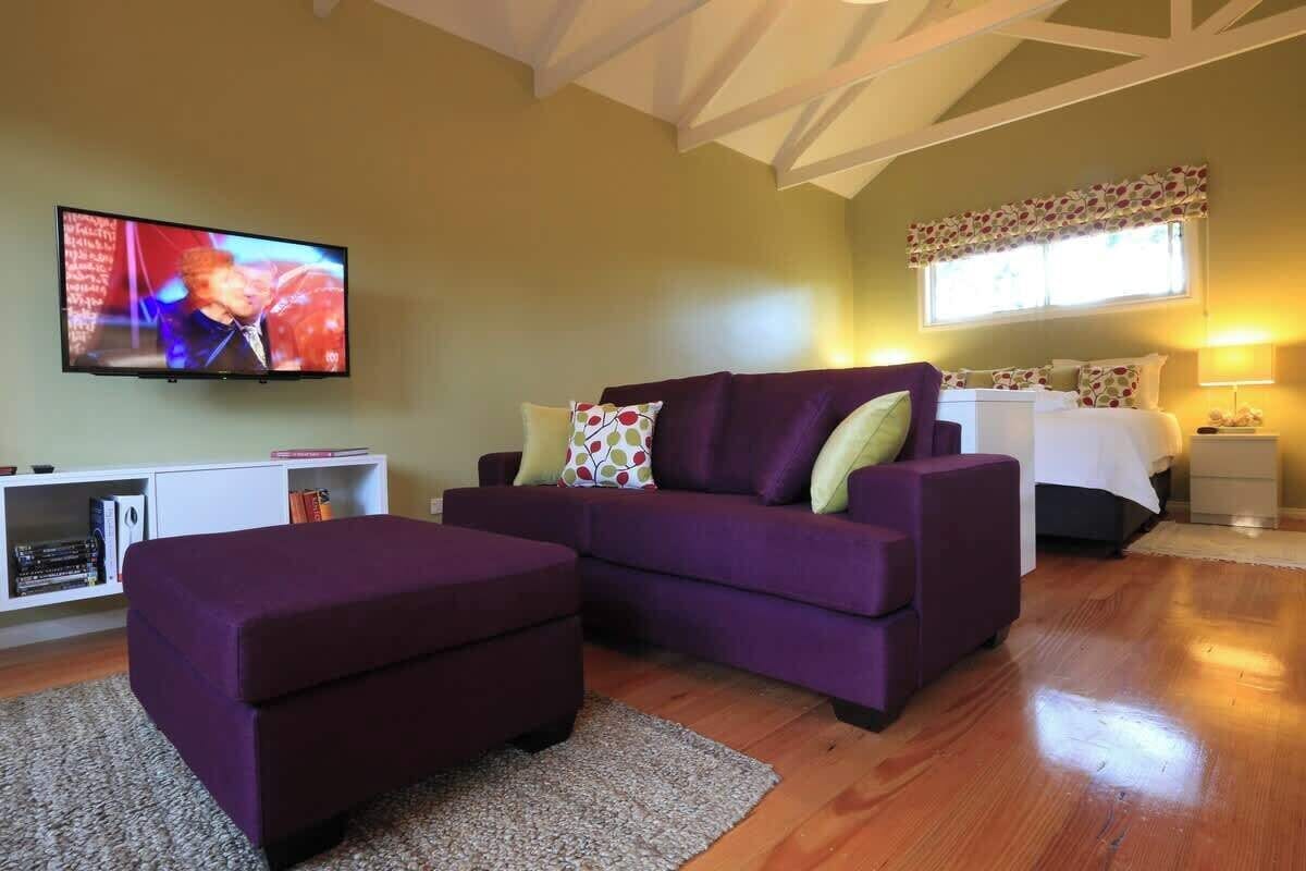 TV, DVD player, stereo