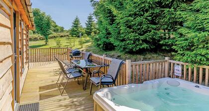 Luxurious lodge with stunning countryside views.