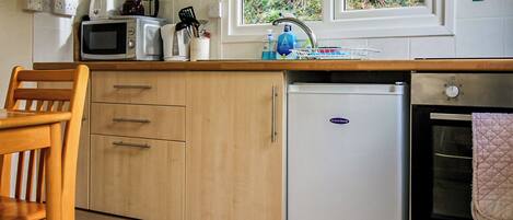 Fridge, oven, stovetop, toaster