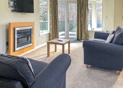 Decadent and spacious contemporary timber lodge.