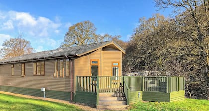 Decadent and spacious contemporary timber lodge.
