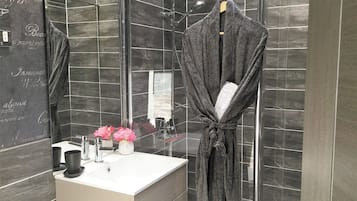 Bathrobes, slippers