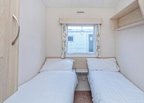 3 bedrooms - Caravan with one double and two twin. (Prestatyn, Denbighshire)